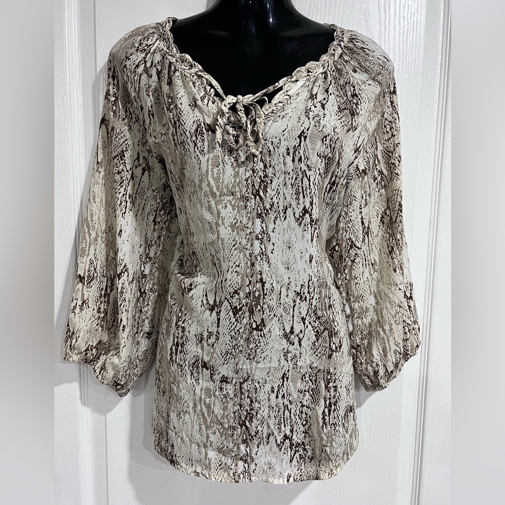 Apt.9 Animal print top ( L )